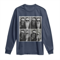 Funny Bigfoot Photobooth Christmas Long Sleeve Shirt Sasquatch Santa Claus Xmas - Wonder Print Shop