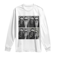 Funny Bigfoot Photobooth Christmas Long Sleeve Shirt Sasquatch Santa Claus Xmas - Wonder Print Shop