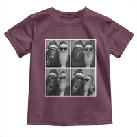 Funny Bigfoot Photobooth Christmas Toddler T Shirt Sasquatch Santa Claus Xmas - Wonder Print Shop