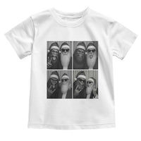 Funny Bigfoot Photobooth Christmas Toddler T Shirt Sasquatch Santa Claus Xmas - Wonder Print Shop