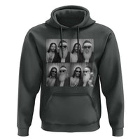 Funny Bigfoot Photobooth Christmas Hoodie Sasquatch Jesus Christian Xmas - Wonder Print Shop
