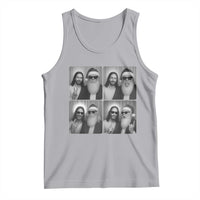 Funny Bigfoot Photobooth Christmas Tank Top Sasquatch Jesus Christian Xmas - Wonder Print Shop
