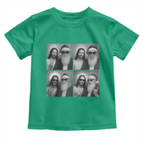 Funny Bigfoot Photobooth Christmas Toddler T Shirt Sasquatch Jesus Christian Xmas - Wonder Print Shop