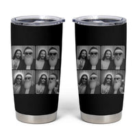 Funny Bigfoot Photobooth Christmas Tumbler Cup Sasquatch Jesus Christian Xmas - Wonder Print Shop