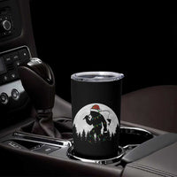 Funny Bigfoot Fishing Christmas Tumbler Cup Sasquatch Moon Fisherman - Wonder Print Shop