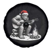 Bigfoot Guitar Christmas Spare Tire Cover Sasquatch Guitarist Music Xmas - Wonder Print Shop