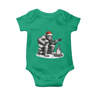 Bigfoot Guitar Christmas Baby Onesie Sasquatch Guitarist Music Xmas - Wonder Print Shop