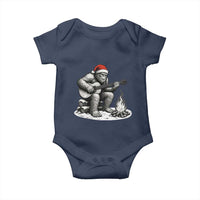 Bigfoot Guitar Christmas Baby Onesie Sasquatch Guitarist Music Xmas - Wonder Print Shop