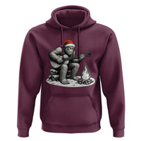Bigfoot Guitar Christmas Hoodie Sasquatch Guitarist Music Xmas - Wonder Print Shop