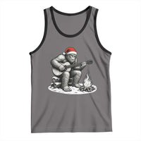 Bigfoot Guitar Christmas Tank Top Sasquatch Guitarist Music Xmas - Wonder Print Shop