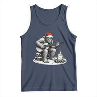 Bigfoot Guitar Christmas Tank Top Sasquatch Guitarist Music Xmas - Wonder Print Shop