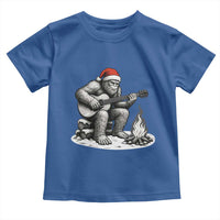 Bigfoot Guitar Christmas Toddler T Shirt Sasquatch Guitarist Music Xmas - Wonder Print Shop