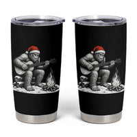 Bigfoot Guitar Christmas Tumbler Cup Sasquatch Guitarist Music Xmas - Wonder Print Shop