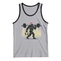 Bigfoot Gym Christmas Tank Top Funny Sasquatch Bodybuilding Weightlifting - Wonder Print Shop