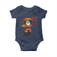 Funny Santa Taco Mexican Baby Onesie Let Us Taco About It - Wonder Print Shop