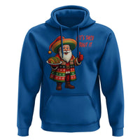 Funny Santa Taco Mexican Hoodie Let Us Taco About It - Wonder Print Shop