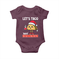 Funny Taco Mexican Christmas Baby Onesie Let Us Taco About Science - Wonder Print Shop
