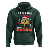Funny Taco Mexican Christmas Hoodie Let Us Taco About Science - Wonder Print Shop