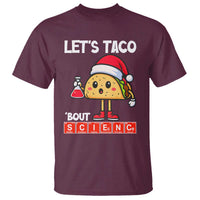 Funny Taco Mexican Christmas T Shirt Let Us Taco About Science - Wonder Print Shop