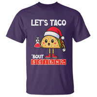 Funny Taco Mexican Christmas T Shirt Let Us Taco About Science - Wonder Print Shop