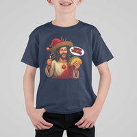 Funny Jesus Taco Mexican T Shirt For Kid Let Us Taco About Jesus - Wonder Print Shop