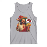 Funny Jesus Taco Mexican Tank Top Let Us Taco About Jesus - Wonder Print Shop