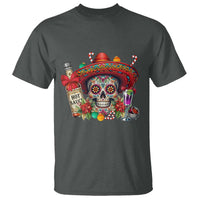 Cinco De Mayo Christmas T Shirt Mexican Sugar Skull Sombrero Tequila Party - Wonder Print Shop