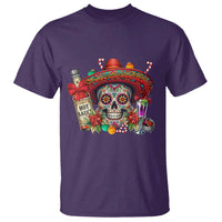 Cinco De Mayo Christmas T Shirt Mexican Sugar Skull Sombrero Tequila Party - Wonder Print Shop