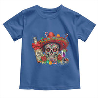 Cinco De Mayo Christmas Toddler T Shirt Mexican Sugar Skull Sombrero Tequila Party - Wonder Print Shop