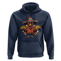 Funny Thanksgiving Turkey Hoodie Taco Mexican Christmas - Wonder Print Shop
