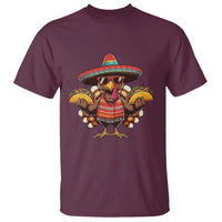 Funny Thanksgiving Turkey T Shirt Taco Mexican Christmas - Wonder Print Shop