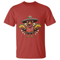 Funny Thanksgiving Turkey T Shirt Taco Mexican Christmas - Wonder Print Shop