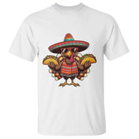 Funny Thanksgiving Turkey T Shirt Taco Mexican Christmas - Wonder Print Shop