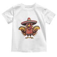 Funny Thanksgiving Turkey Toddler T Shirt Taco Mexican Christmas - Wonder Print Shop