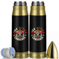 Viva Mexico Cabrones Bullet Tumbler Mexican Skull Christmas - Wonder Print Shop