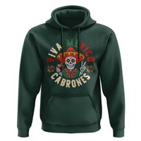 Viva Mexico Cabrones Hoodie Mexican Skull Christmas - Wonder Print Shop