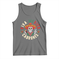 Viva Mexico Cabrones Tank Top Mexican Skull Christmas - Wonder Print Shop
