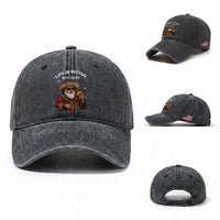 Funny Santa Taco Mexican Washed Cotton Baseball Cap Life Is Better With Tacos
