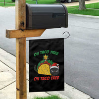 Funny Taco Cat Tree Christmas Garden Flag - Wonder Print Shop