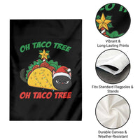 Funny Taco Cat Tree Christmas Garden Flag - Wonder Print Shop
