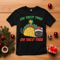 Funny Taco Cat Tree Christmas T Shirt - Wonder Print Shop