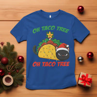 Funny Taco Cat Tree Christmas T Shirt - Wonder Print Shop