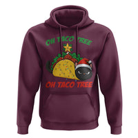 Funny Taco Cat Tree Christmas Hoodie - Wonder Print Shop