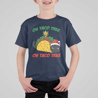 Funny Taco Cat Tree Christmas T Shirt For Kid - Wonder Print Shop