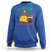 Funny Taco Cat Tree Christmas Sweatshirt - Wonder Print Shop