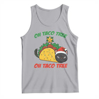 Funny Taco Cat Tree Christmas Tank Top - Wonder Print Shop