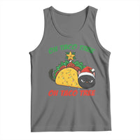 Funny Taco Cat Tree Christmas Tank Top - Wonder Print Shop