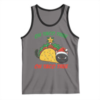Funny Taco Cat Tree Christmas Tank Top - Wonder Print Shop