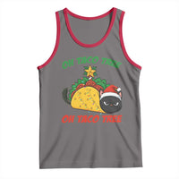 Funny Taco Cat Tree Christmas Tank Top - Wonder Print Shop