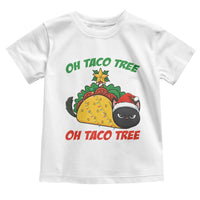 Funny Taco Cat Tree Christmas Toddler T Shirt - Wonder Print Shop